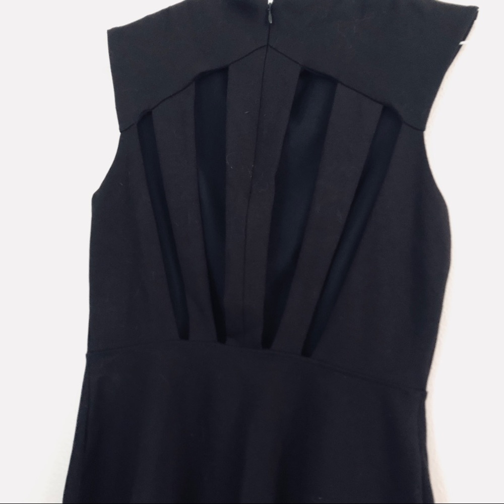 Silence + Noise. Black Aline with cut out back